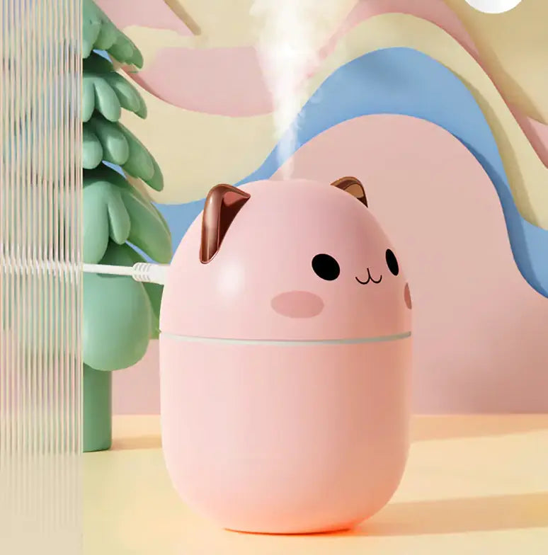 Cute Cat Humidifier - 250 mL Capacity