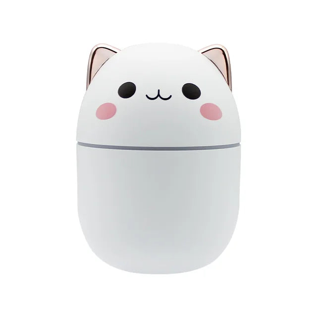 Cute Cat Humidifier - 250 mL Capacity