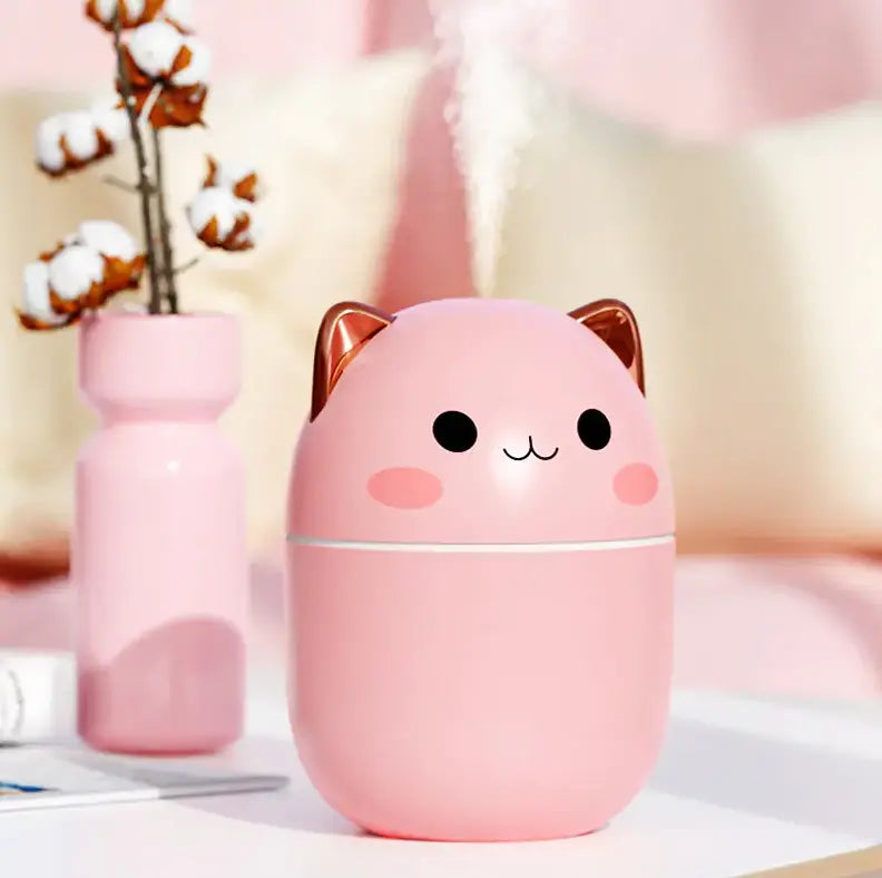 Cute Cat Humidifier - 250 mL Capacity