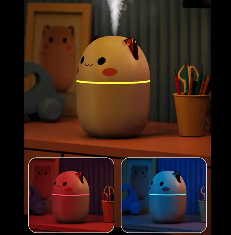 Cute Cat Humidifier - 250 mL Capacity