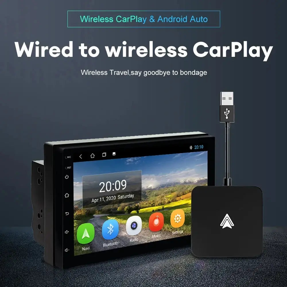 Mini Carplay Box - Wired To Wireless Carplay & Android Audio